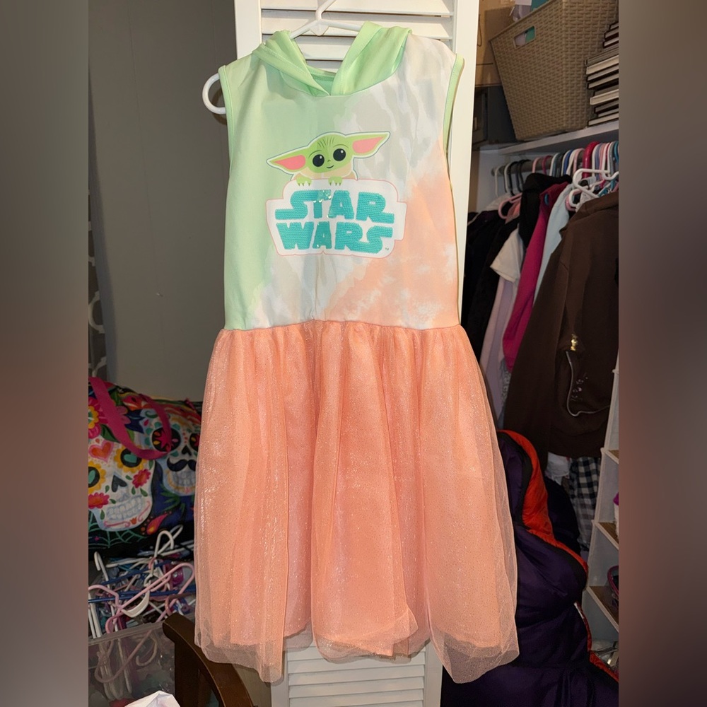 Star Wars Baby Yoda Dress Girls size 10/12